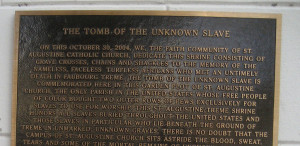photo credit treme tomb of unknown slave plaque treme neighborhood of ...