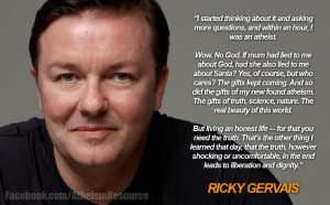Ricky Gervais on the 