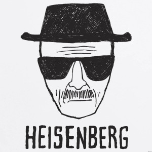 Heisenberg Drawing, drawing of walter white dressed as hisenberg