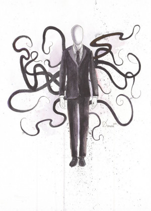 Another picture of Slender Man