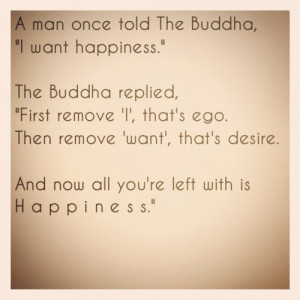 Man Once Told The Buddha ‘I Want Happiness’. The Buddha Replied ...