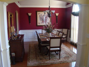 ... Dining Rooms Design: Decor Ideas, Red Dining Rooms, Red Wall In Dining