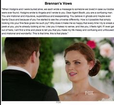 Brennan's vows More