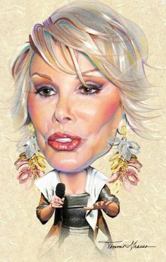 Fashion Police- Joan Rivers by Tammie Graves