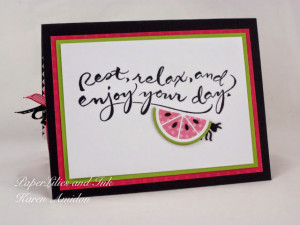 For the inside the card I have used one of my favorite sayings from ...