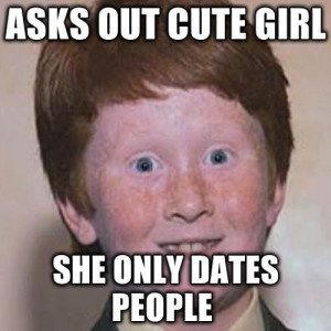 Over Confident Ginger Meme...