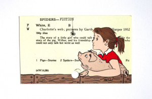Charlotte's Web by E.B. White - Print of Charlotte the spider, Wilbur ...