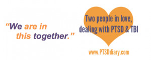 the ptsd diary two people in love dealing with ptsd tbi