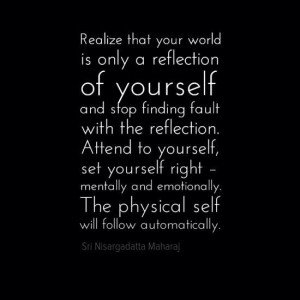 reflection of yourself quote