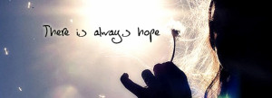 Inspirational Timeline Cover on Hope: There is always hope