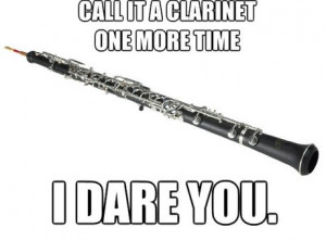 The first few years of playing the oboe will sound literally ...