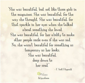quote, she was beautiful