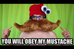 November Onision Mustache Meme Funny Pic