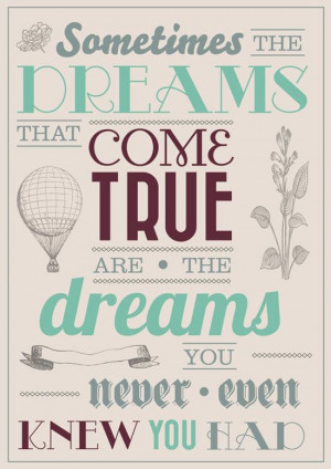 Dreams Typography Experiment