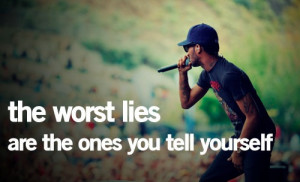 worst #lies #lying to yourself #kid cudi