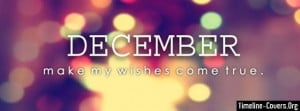 December Wish Facebook Cover