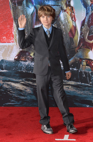 Actor Ty Simpkins attends Marvel's Iron Man 3 Premiere at the El ...