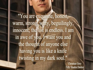 50 Shades of Grey quote by Christian Grey