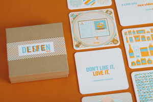 Anthem Worldwide recently designed this set of vibrant letterpress ...