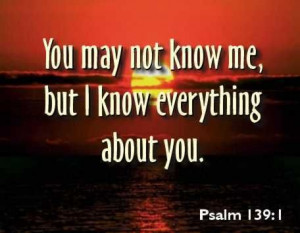 God knows my heart and mind.