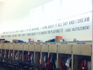 Red Sox new quote! Love it.