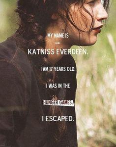 Hunger games Quote / Mocking Jay / Katniss More