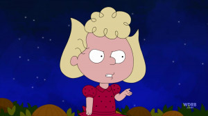 Sally Brown is the younger sister of Charlie Brown in the comic strip ...