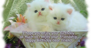Cute birthday friendship cards