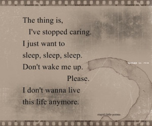 Sad Poems About Suicide