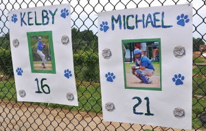 Baseball senior night posters