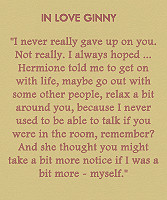 ginny weasley harry potter quotes mystuff ugh Ginny was great in the ...