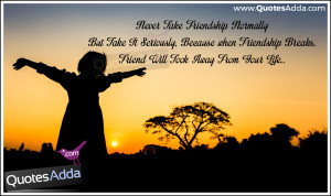 Quotes and Sad Friendship Messages | QuotesAdda.com | Telugu Quotes ...