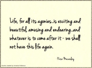 Quotable - Rose Macaulay