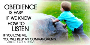 OBEDIENCE to GOD