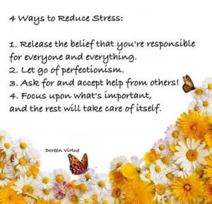 Wats to reduce stress...