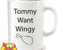 Tommy Want Wingy Mug, Chris Farley, Tommy Boy, Funny Mug, Funny Cup ...