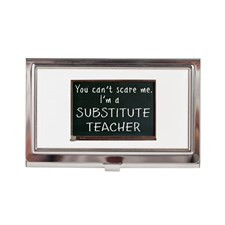 Substitute Teacher Business Card Case for