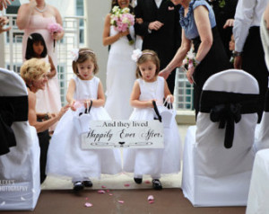 ... with Here Comes the Bride. 8X24 in, 2-Sided. Ring Bearer, Flower Girl