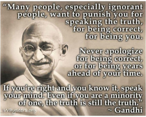 us people who tell the truth are always despised but the company is so ...