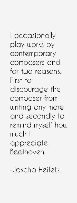 Jascha Heifetz Quotes & Sayings