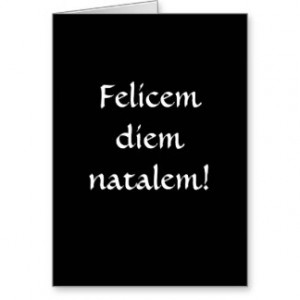 Happy Birthday...in Latin! Greeting Cards