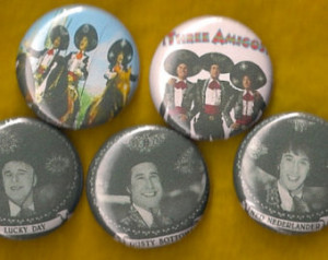 THREE AMIGOS Pins Buttons Badges 80's Comedy Movie steve martin cult ...