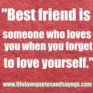 Love you quotes for best friends