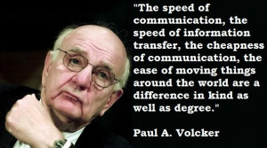 Paul a. volcker quotes 4