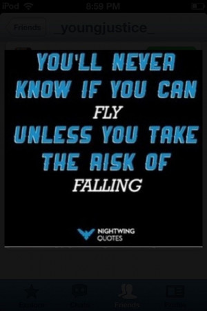 Nightwing quote.