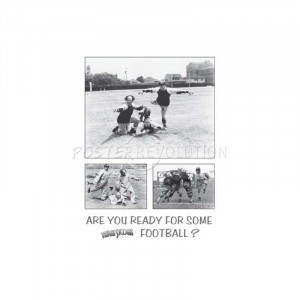 Three Stooges Movie (Are You Ready For Some Football?) Poster Print