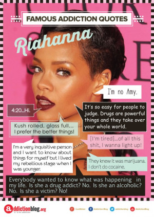Rihanna quotes on drugs and smoking marijuana (INFOGRAPHIC)