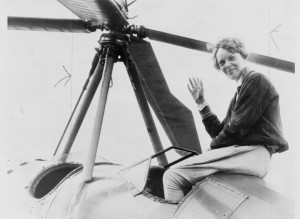 Amelia Earhart exhibit at Museum of Flight