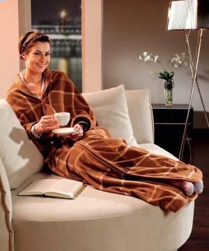 Snuggie Fleece Snuggle Blanket Polar With