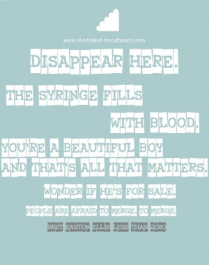 Quotes from Less Than Zero by Bret Easton Ellis